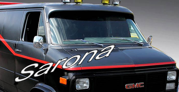 Custom GMC Vandura Van  All Styles Sun Visor (1971 - 1995) - $390.00 (Part #GM-014-SV)